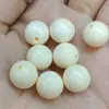 Contas redondas resinadas de 12mm, duas cores, com furo passante, para DIY, contas soltas, acessórios de joalheria, fornecedores ao vivo, fabricantes, atacado