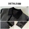Abrigo de Lana Hombre Otoño Hombres Jóvenes Estilo Old Money Ropa de Hombre Sensación de Alta Gama Estilo Corto Chaqueta Gruesa de Lana de Invierno para Hombre