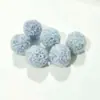 Jialin 1.5cm Bola de Pelo de Peluche Bola de Pelo de Perro Ropa Bufanda Pendientes Joyería diy Accesorios de Bola de Pelo de Cachemira