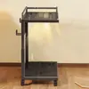 Soporte Retráctil de Altura Ajustable para Torre de Computadora Estante de Almacenamiento para Impresora de Oficina Base Organizadora de Gabinete de Pie