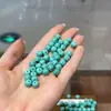 Accesorios de Cuentas Doradas de Barril de Cobre Puro Incrustados con Magnesita Accesorios para Pulseras y Collares DIY Hechos a Mano Cuentas Espaciadoras