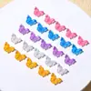 Bestsellers Transfronteiriços Cuidadosamente Selecionados: Decorações de Arte para Unhas Borboleta Colorida Deslumbrante Gelo-Transparente Aurora, Acessórios de Maquiagem, Decorações Faciais, Strass para Unhas