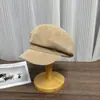 Gorra Octogonal Simple y Elegante Estilo Coreano de Otoño, Gorra de Artista Versátil de Moda Casual Japonesa, Gorra de Marinero para Mujer