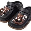 Celebridade da Internet Urso Fofo Desenho Animado Sapatos com Furos Confortáveis para Uso Interno e Externo Sapatos de Praia para Casais Sandálias Esportivas para Viagem e Fotos