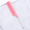 Novo Pente Colorido Pontiagudo DIY, Pente Criativo com Contas, Ferramenta de Penteado, Pente para Separar Cabelo, Pente de Plástico para Corte