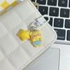 Chaveiro Urso Manteiga Leite Quase Macio Bonito Estrela Desenho Animado Pingente Melhor Amigo Do Casal Mochila Acessórios Presente