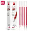 Deli 6916 Recarga 0.5 Tapa Punta Redonda Pluma Gel Pluma Tinta Pluma Firma Reemplazo Pluma Estudiante Examen Mayoreo