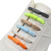 Hebilla de Cápsula de Aluminio Accesorios para Zapatos Cordones Elásticos sin Atar para Personas Perezosas Cordones de Cápsula Metálica de Colores Cordones de Malla sin Atar