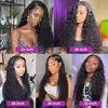 Peluca de Venta Caliente Transfronteriza Moda Femenina Maíz Negro Caliente Peluca Gorro de Cabeza Cabello Largo Rizado Esponjoso con Parte Superior Completa Deslizable