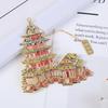 1 de junio Cuatro Torres Famosas Arquitectura Clásica Marcadores de Libros Estilo Chino Metal Latón Marcador de Libros Set de Caja de Regalo Marcadores de Libros Mayoreo
