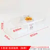 Caja de embalaje para Mochi de Nieve con bandeja de papel para 1, 2, 3 o 4 piezas de bollería de hebra de carne, hojaldre de yema de huevo o caja para pastel