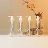 Botella dispensadora de champú de 200 ml en stock, Botella de plástico vacía de forma irregular, Botella de plástico PET, Botella dispensadora de gel de ducha y loción corporal