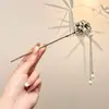 Pasadores de temperamento de alta gama tocado pasadores para recogido de uso diario nuevo estilo chino estilo antiguo pasadores de flor con borla para mujeres