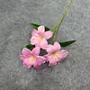 Flores Artificiais de Seda em Tons de Rosa para Celebrações de Casamento, Arranjos de Mesa, Arranjos de Chão, Orquídeas Phalaenopsis, Rosas, Decoração para Casa e Exterior