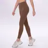 Pantalones de Entrenamiento Pilates Secado Rápido Frescos de Cintura Alta Levanta Glúteos Deportivos para Mujer de Nueve Puntos Ajustados Control de Abdomen Leggings de Fitness