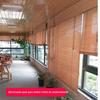 Divisória de Sala de Chá Personalizada Cortinas de Bambu Varanda Residencial Cortinas de Bambu Blackout Persianas Rolantes Hotel Cortinas Decorativas Retrô de Bambu Estilo Antigo