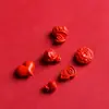 Bolsa de Dinero Personalizada de Fábrica Cinabrio Accesorios Alto Contenido Reducción de Fuego Rojo Imperial Arena Pulsera Pulsera Collar Corazón Pequeño