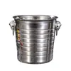 Cubo de Hielo Personalizado de Acero Inoxidable para Uso Comercial en Exteriores, Especializado para Cubos de Hielo Seco, Cubo Aislante para Bares, Ktvs, Cerveza, Hielo para Champagne