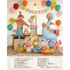 Set de columna de globos con números temática de circo, decoración de escena para fiesta de cumpleaños infantil y accesorios para fotos