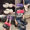 Chinelos Plataforma Versáteis de Verão Estilo Fada Estilo Romano para Mulheres, Sandálias Quadradas Tendência com Solado Macio
