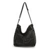 Bolsa de Ombro Retrô de Grande Capacidade Nova Moda Casual Bolsa Transversal Feminina Bolsa Estudantil Jeans Popular e Moderna