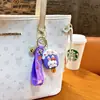 Llavero Creativo Nuevo MengMeng Conejito Helado Colgante para Bolso Muñeca Linda Pareja Pequeño Regalo Al por Mayor