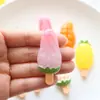 Sorvete de Frutas Simuladas Brinquedos de Comida Acessórios Criativos Feitos à Mão DIY Cola de Creme Resina Pequenos Acessórios Materiais