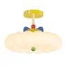 Lámpara de Techo Lámpara de Dormitorio Lámpara para Habitación Infantil Memphis 2026 Estilo Nuevo Cálida Protección Ocular Lámpara para Dormitorio Principal Estudio Comedor 412L