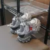 Novos Tênis Pai de Velcro Infantis Outono 2026, Sapatos de Malha com Solado Macio para Meninas, Tênis com Solado Grosso para Meninos, Tendência