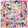 100 Kpop Hunter Girl Group Idol de Anime Coreano Filme Desenho Animado Animação Grafite Adesivos Impermeáveis DIY para Garrafas de Água