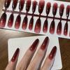 Unhas Degradê com Efeito Melange em Esquema de Cores Chocolate, Podem Ser Processadas e Personalizadas Adicionalmente