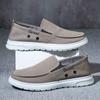Sapatos Masculinos Tamanho Extra Grande Tamanho de Exportação 48 Tênis Masculinos Sapatos Casuais de Lona de Um Pé Sapatos de Pai Leves com Sola Macia Sapatos para Dirigir