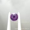 Gema Artificial Corte Fuego de Diamante Alto Carbon Redonda Zircón Rs Pendientes DIY Hechos a Mano Piedra Suelta Decoración para Uñas