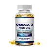 Produto Popular de Exportação de Fábrica Transfronteiriça 120 Cápsulas Gelatinosas de Óleo de Peixe de Águas Profundas Cápsulas Gelatinosas de Óleo de Peixe