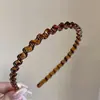 Diadema de alta gama estilo coreano para mujer, diseño de corona alta para hacer que la cara parezca más pequeña, adecuada para uso diario, lavado de cara y maquillaje, con dientes para una sujeción antideslizante