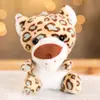 Boneca de Pelúcia Animal da Selva Leão Tigre Elefante Fofo Chaveiro Pingente Pequeno Animal Boneca