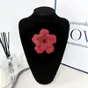 Broche de Flor Tridimensional de Strass de Alta Qualidade, Materiais para DIY, Lantejoulas Decorativas Feitas à Mão, Acessórios para Roupas, Chapéus e Superfícies de Sapatos
