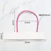 En stock al por mayor bolsa de papel asa de cuerda de mano cuerda de cuerda de papel kraft bolsa de mano bolsa de papel color cuerda de kraft cuerda de papel fabricantes