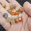 Ágata Fuente de Sal Cuadradas Redondas Perlas, Perlas Sueltas de Jade, Ágata Roja, Ágata Ahumada Perlas Facetadas, Accesorios para Joyería, Perlas Hechas a Mano