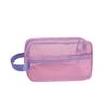 Ins Simple Color Dopamina Bolsa Tofu Malla de Gran Capacidad Bolsa Cosmética de Viaje Colorida Portátil Bolsa Cosmética de Malla