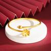Pulseira de Lótus em Ouro de Areia do Vietnã Lótus masculino e feminino moda nacional cobre banhado a ouro cor versátil proteção fornecimento de fábrica Yiwu Atacado
