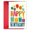 1 Peça/Conjunto Conjunto de Cartões de Cumprimento de Aniversário Transfronteiriço Criativo Novo Estilo Cartão com Mensagem de Bênção Feliz Aniversário