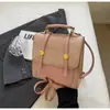 Bolsas de Diseño Nicho para Mujer 2024 Nuevo Estilo Coreano Color Contrastante Bolso Bandolera Mochila Mochila de Viaje Versátil Retro