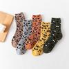 Calcetines de invierno calcetines de tubo para mujer calcetines de lana de conejo japonés calcetines gruesos y cálidos de rizo para dama al por mayor