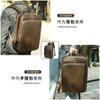 Mochila para Hombre de Cuero Crazy Horse Marent de Alto Sentido Cuero Genuino Retro Gran Capacidad para Computadora Viaje Mochila para Hombre Venta al por Mayor