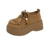 Sapatos Birkenstock de Cano Alto com Solado Ultra-Espesso para Mulheres, Mocassins Pequenos para Mulheres, Sapatos Birkenstock Slip-On para Mulheres, Novo Estilo 2025 N5062