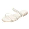 Zapatos de Moda Estilo Coreano 2025 Primavera y Verano Nuevos Zapatos Estilo Hada para Usar Afuera Planos Suela Suave Sandalias de Celebridad de Internet Zapatos Romanos para Mujer