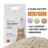Arena para Gatos de Tofu Aglutinación Rápida Hecha de Residuo de Tofu de Alimentos Vegetales