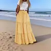 2026 Comercio Exterior Transfronterizo Europeo y Americano Faldas Casuales y Elegantes Amazon Verano Ropa de Mujer Estilo Resort Costero Faldas Largas