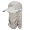 Sombrero para el Sol para Pesca al Aire Libre, de Ala Larga para Hombre, Verano, Transpirable, Cortavientos, Malla, Gorra de Béisbol, Sombrero de Pesca
